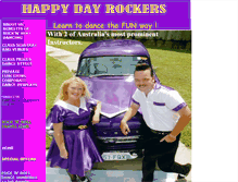 Tablet Screenshot of happydayrockers.com.au